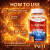 L-Serine Gummies 1000mg - Pure L Serine Supplement for Cognitive Function and Nervous System Health, Phosphorylated LSerine Supplements for Brain Support, Non-GMO, Gluten Free, 60 Vegetarian Gummy view 4