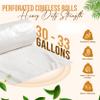 MAX MANUFACTURING Premium 30-33 Gallon Trash Can Liners 500 Count (33" x 40", 13 Mic) Strong Multipurpose Clear Trash Bags on Easy-Tear Rolls for Home, Office, Commercial & Industrial Use view 4