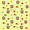 JAM Paper Custom Printed Matte Christmas Wrapping Paper Sheets - Personalized Face Image - 20" x 28" - Light Yellow - 5 Sheets Per Pack view 2