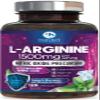 L-Arginine Complex - Extra Strength Nitric Oxide Booster Supplement - Premium Energy Blend for Natural Heart Health & Muscle Support - Non-GMO, Made for Men & Women, Bottled USA - 120 Capsules view 1