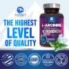 L-Arginine Complex - Extra Strength Nitric Oxide Booster Supplement - Premium Energy Blend for Natural Heart Health & Muscle Support - Non-GMO, Made for Men & Women, Bottled USA - 120 Capsules view 4