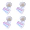16pcs Rainbow Film Paper Cups Disposable Cups for Birthday Parties Wedding Events Banquet Safe Tableware view 1