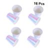 16pcs Rainbow Film Paper Cups Disposable Cups for Birthday Parties Wedding Events Banquet Safe Tableware view 4