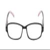 Calabria Clara Blue Light Reading Glasses 3.00 Black Silver Floral Womens Computer Readers Anti Blu-Ray Clear Gaming TV Work view 2
