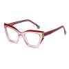 laureles Sexy Blue Light Blocking Cat Eye Reading Glasses for Women Readers Computer Magnifying Eyewear Frame (c5, +3.00 Magnification) view 1