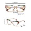 laureles Sexy Blue Light Blocking Cat Eye Reading Glasses for Women Readers Computer Magnifying Eyewear Frame (c5, +3.00 Magnification) view 4