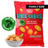 Nutriwell Air-Puffed Rice Cakes with Lime & Chili, Family Size Crispy Popped Rice Snack, Gluten Free, Avocado Oil, Light & Crunchy, 140 Cal (14 Servings) view 3