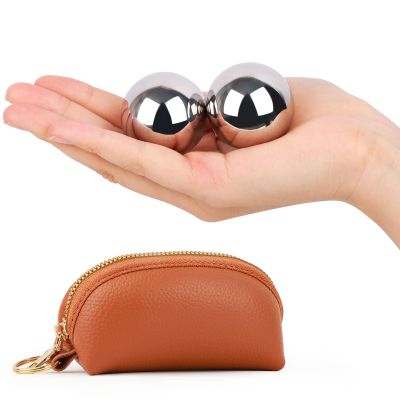 1.5-inch Baoding Balls with Chime:Traditional Chinese Balls for Hand Therapy, Hand Exerciser, Finger Exerciser, - for Relieving Office Stress / A Gift for Adults