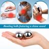 1.5-inch Baoding Balls with Chime:Traditional Chinese Balls for Hand Therapy, Hand Exerciser, Finger Exerciser, - for Relieving Office Stress / A Gift for Adults view 3