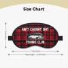 Ain't Caught Shit Fishing Club Polyester Satin 3PCS Blackout Sleep Mask Adjustable Strap Men Women Comfortable Eyeshade Night Travel4 view 4