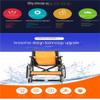 Wherlchair Elderly Mobility Wheelchair Foldable Manual Elderly Stroller Small Ultra-light Portable Home Stroller Wheelchairs(Yellow) view 4