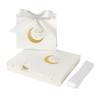 20 Pack Eid Party Favor Box, Eid Moon Candy Box, Ramadan Mubarak Party Goodie Box, DIY Eid Treat Paper Box with Ribbon Bow, Islam Muslim Wedding Festival Candy Box, Chocolate Cookie Souvenir Boxes for Eid Party Supplies Gold Castle Goodie Present Bag view 3