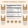 10-IN-1 Cortisol Supplements w/ KSM-66 Ashwagandha 300mg + L-Theanine 250mg, Magnesium Glycinate, Saffron, Phosphatidylserine, Turmeric & Vitamin C D3 B6 B5, For Women Men, 120 Capsules 2 Pack view 2