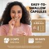 10-IN-1 Cortisol Supplements w/ KSM-66 Ashwagandha 300mg + L-Theanine 250mg, Magnesium Glycinate, Saffron, Phosphatidylserine, Turmeric & Vitamin C D3 B6 B5, For Women Men, 120 Capsules 2 Pack view 4