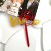 10 Pcs Love Rose Red Cake Toppers Acrylic Cake Topper Cupcake Toppers for Valentine's Day Cake Desserts Decorations view 1
