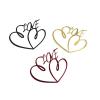 10 Pcs Gold Acrylic Love Cake Toppers Valentine Cake Decorations for Valentine's Day Anniversary Cake Side Decorations view 3