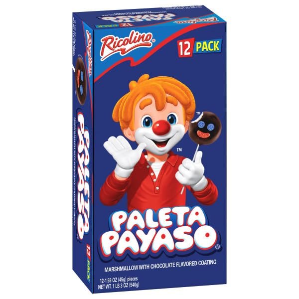 Ricolino Paleta Payaso 12 ct Box