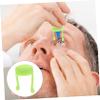 2Pcs Silicone Twisted Eye Drop Bottle Guides for Home Use Green view 4