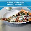 Perfectware- 6" Uncoated Paper Plates for Daily Use/Crafts/Events and Much More -Pack of 100ct view 3