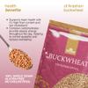 Arashan Premium Buckwheat Groats 100% Whole Grain, Gluten-Free Superfood, Non-GMO, Vegan Perfect for Porridge, Salads & Baking (1.7 lbs - 800 g) x 2 view 3