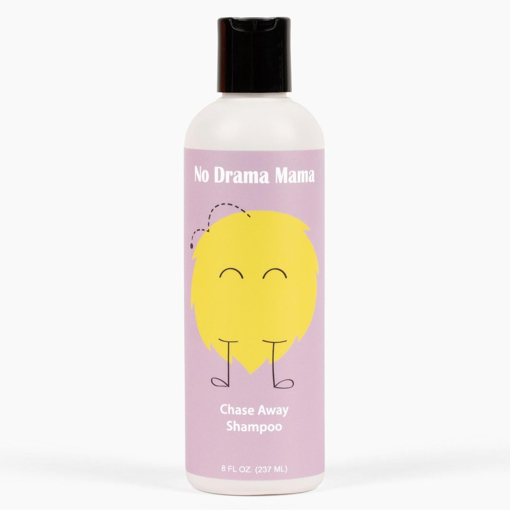 Lice Mamas Chase Away Anti-Lice Shampoo, Natural Non-Toxic, All Hair Types