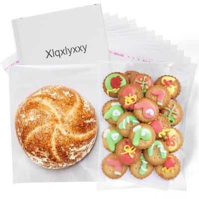 200 Pcs 5x7 Inch Clear Resealable Cellophane Bags, Self Sealing Cookie & Candy Bags for Treats, Party Favors, Gift Packaging