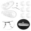 6 Pairs Anti-Slip Nose Pads for Oakley Wiretap 2.0 OX5152/Tincup OX3184 OX5099 OX5094/Base Plate OX3232/Surface Plate OX5132/Wingback SQ OX5148/Savitar OO6047/Conductor OO4106 OO4107 Eyeglasses view 1