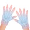 2pcs Finger Arthritis Compression Hand Ice Pack Gloves for Pain Relief, Adjustable Pink Wrist Ice Pack for Hot & Cold Therapies, Reusable Finger Ice Gloves Sleeve for Tendinitis, Carpal Tunnel view 1