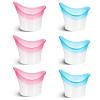 JJUNW 6Pcs Eye Wash Cup, Eye Cups for Eye Wash, Eye Wash Solution with Cup Silicone Eye Cleaning Cup, Portable Eye Care Tool for Quick Relief Tired Eyes Cleaning Eye Dust Makeup Irritants view 1