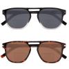 LianSan 2 Pack Premium Bifocal Sunglasses for Men Women,Stylish Clear Top Sun Readers with UV 400 Protection 52/19/145(Multicolor,2.50x) view 1