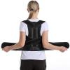Adult Shoulder Posture Corrector Scoliosis Back Brace for Men and Women, Full Back Support Belt Adjustable Neck Support Improve Back Posture and Prevent Hunchback (Black XXL) view 1