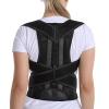Adult Shoulder Posture Corrector Scoliosis Back Brace for Men and Women, Full Back Support Belt Adjustable Neck Support Improve Back Posture and Prevent Hunchback (Black XXL) view 2