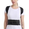 Adult Shoulder Posture Corrector Scoliosis Back Brace for Men and Women, Full Back Support Belt Adjustable Neck Support Improve Back Posture and Prevent Hunchback (Black XXL) view 3