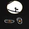 6 Pairs Replacement Nose Pads for RayBan RB3025 RB3026 RB3016 RB3362 RB3445 RB3519 RB3543 Aviator Sunglasses Clip-on Mount Type Eyeglasses, Gold Nosepads view 3