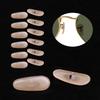 6 Pairs Replacement Nose Pads for RayBan RB3025 RB3026 RB3016 RB3362 RB3445 RB3519 RB3543 Aviator Sunglasses Clip-on Mount Type Eyeglasses, Brown Nosepads view 1