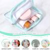 3 PCS Sanitary Pad Storage Bag Portable Period Bag for Teen Pads/Sanitary Napkins/Tampons, Sanitary Napkin Storage Bag First Period Gifts for School, Daily Hygiene Bag Travel Containers(Grey, Blue) view 4