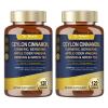 (2 Packs) 18-in-1 Organic Ceylon Cinnamon Capsules 20:1 Extract, Powerful Ceylon Cinnamon Berberine Supplement w/Apple Cider Vinegar Turmeric Bitter Melon, for Metabolism, Heart, Energy, Non-GMO view 1
