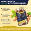 (2 Packs) 18-in-1 Organic Ceylon Cinnamon Capsules 20:1 Extract, Powerful Ceylon Cinnamon Berberine Supplement w/Apple Cider Vinegar Turmeric Bitter Melon, for Metabolism, Heart, Energy, Non-GMO view 4