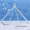 KKNSYW Quartz Crystal Singing Pyramid 6-12 inch, Sound Healing Meditation Healing Musical Instrument Prayer and Stress Reduction(12 inch) view 1
