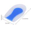 1 Pair Heel Pad, Silicone Cellular Silicone Heelpiece Heel Pad Damping Heighten Foot Support Insole Heel Support Heel Inserts Men Women view 3
