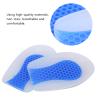 1 Pair Heel Pad, Silicone Cellular Silicone Heelpiece Heel Pad Damping Heighten Foot Support Insole Heel Support Heel Inserts Men Women view 4