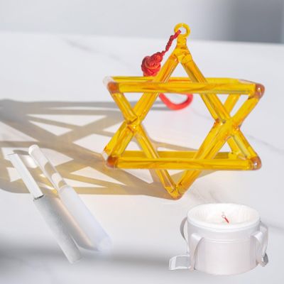 KKNSYW Chakra Optically Yellow Clear Quartz Crystal Singing Pyramid/Merkaba/Mokaba for Healing Meditation, Yoga Healing Musical Instrument(5 inch+Bag)