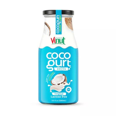 Vinut Coconut Milk Drink - Cocogurt, 100% Lactose Free, Dairy Free, Vegan Coconut Drink with Original flavor, 9.8 Fl Oz, 12 Pack