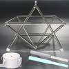 KKNSYW Sound Healing Meditation Mokaba MerkabaQuartz Crystal Singing Pyramid, Healing Musical Instrument Sound Therapy Meditation Yoga(8 inch+Bag) view 1