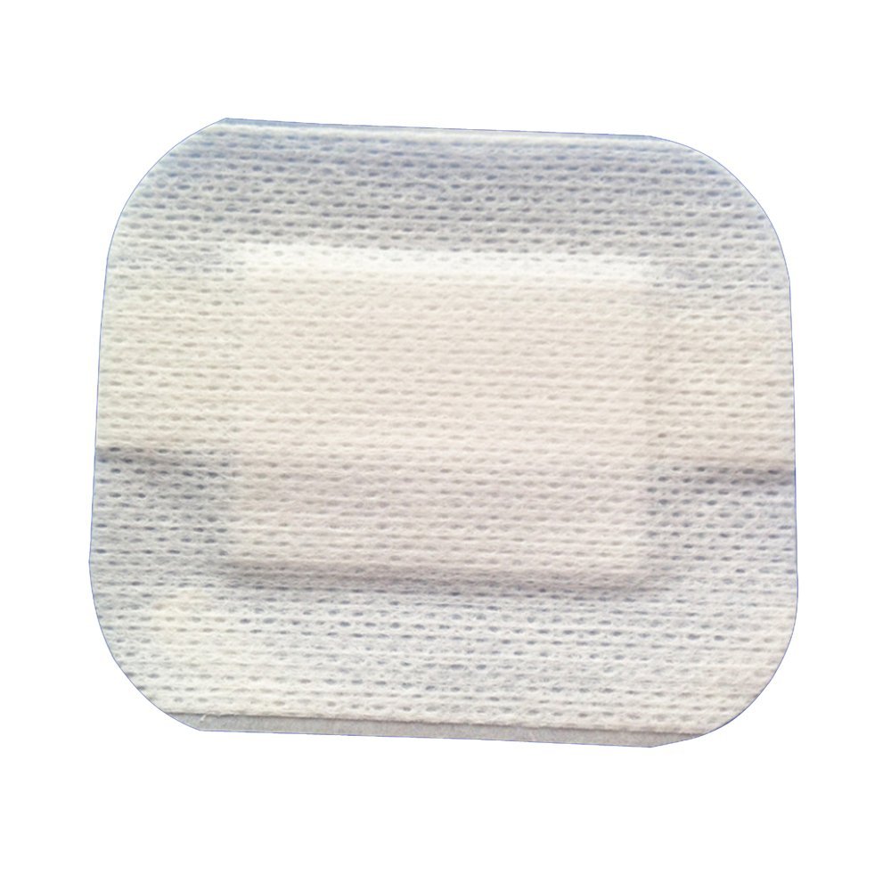 10pcs Large Size Hypoallergenic Non-woven Adhesive Wound Dressing Band aid Bandage Large Wound First Aid 6 * 7cm