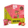 Bob Snail Fruit Roll Ups Healthy Sweets Snacks, Real Dried Fruits, No Added Sugar, Vegan, Nut Free, Candy for Adults, Kids, with Bulk 50 pcs Rolls, 500g (Apple Strawberry) view 1