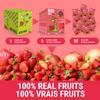 Bob Snail Fruit Roll Ups Healthy Sweets Snacks, Real Dried Fruits, No Added Sugar, Vegan, Nut Free, Candy for Adults, Kids, with Bulk 50 pcs Rolls, 500g (Apple Strawberry) view 4