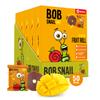 Bob Snail Fruit Roll Ups Healthy Sweets Snacks, Real Dried Fruits, No Added Sugar, Vegan, Nut Free, Candy for Adults, Kids, with Bulk 50 pcs Rolls, 500g (Mango) view 1