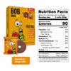 Bob Snail Fruit Roll Ups Healthy Sweets Snacks, Real Dried Fruits, No Added Sugar, Vegan, Nut Free, Candy for Adults, Kids, with Bulk 50 pcs Rolls, 500g (Mango) view 2