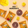 Bob Snail Fruit Roll Ups Healthy Sweets Snacks, Real Dried Fruits, No Added Sugar, Vegan, Nut Free, Candy for Adults, Kids, with Bulk 50 pcs Rolls, 500g (Mango) view 4